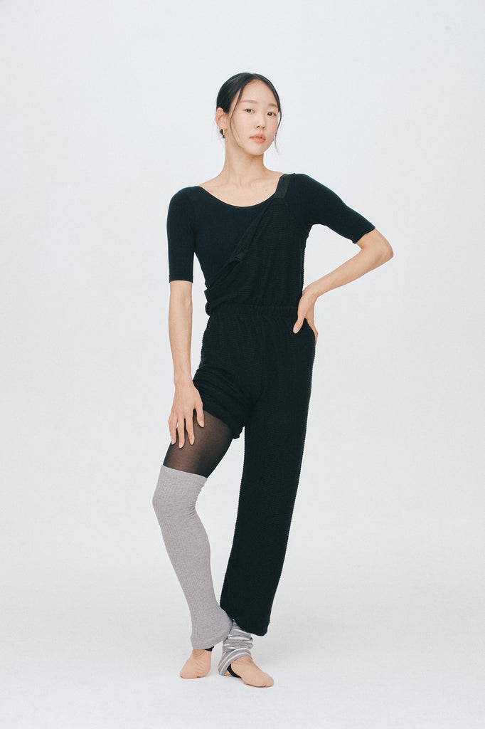 modal long romper black from smk dancewear